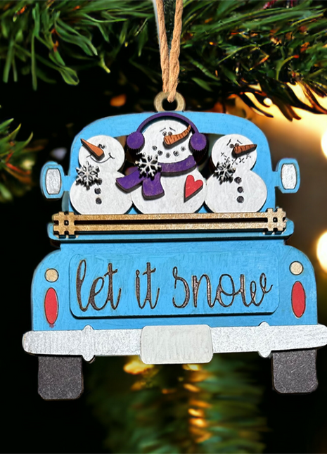 WOOD KIT / Let It Snow Snowman